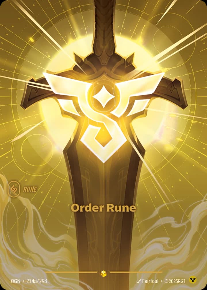 Order Rune (214a/298)