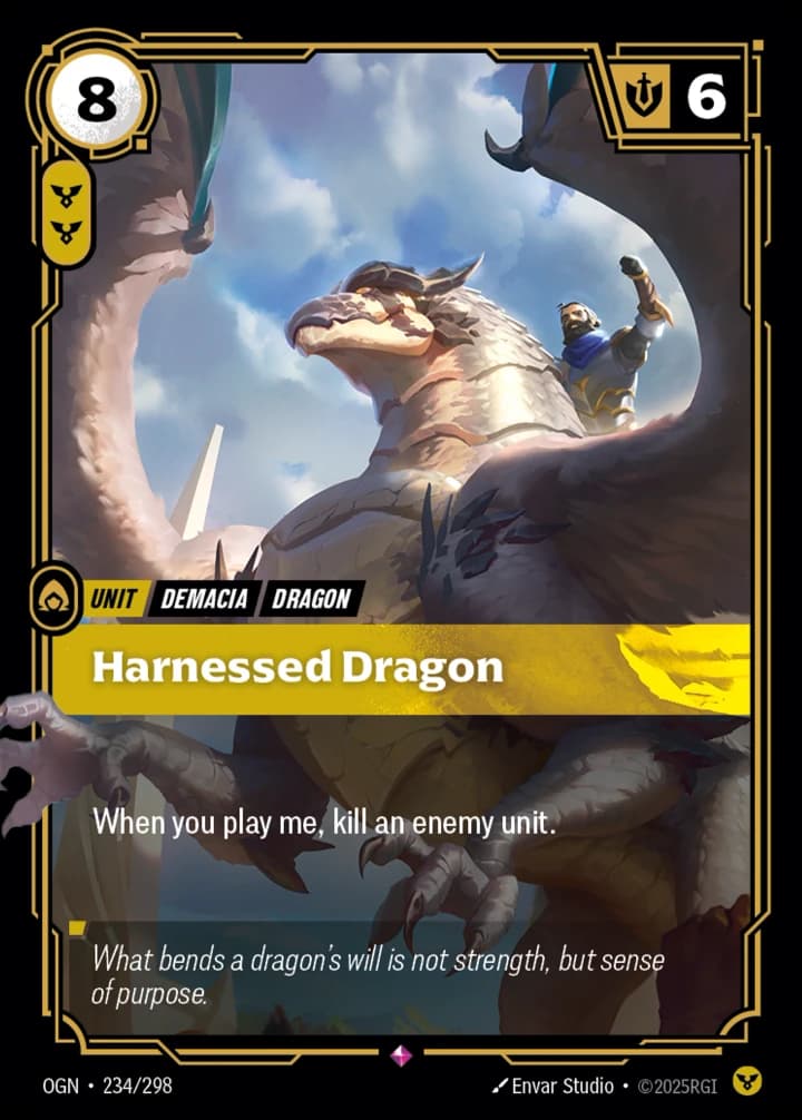Harnessed Dragon (234/298)