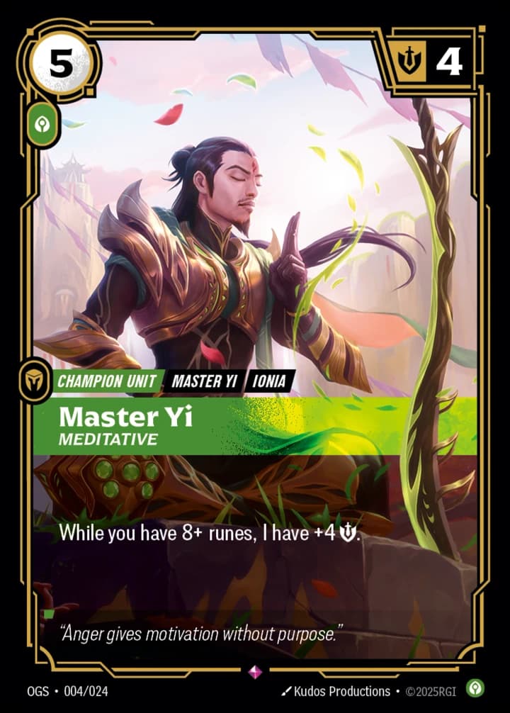 Master Yi, Meditative (004/024)