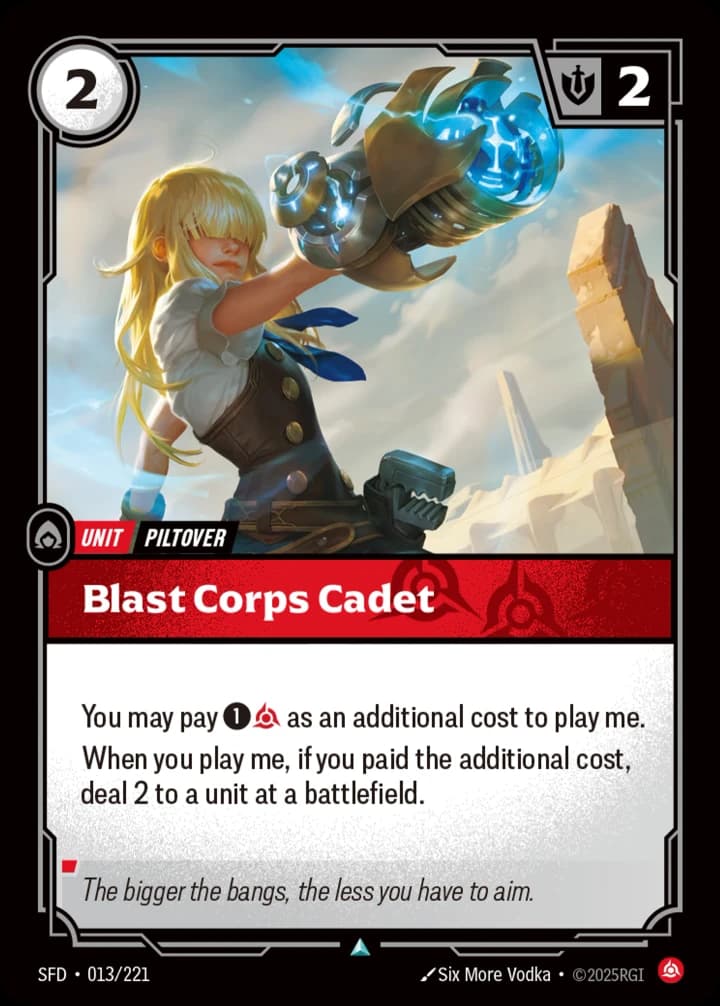 Blast Corps Cadet (013/221)