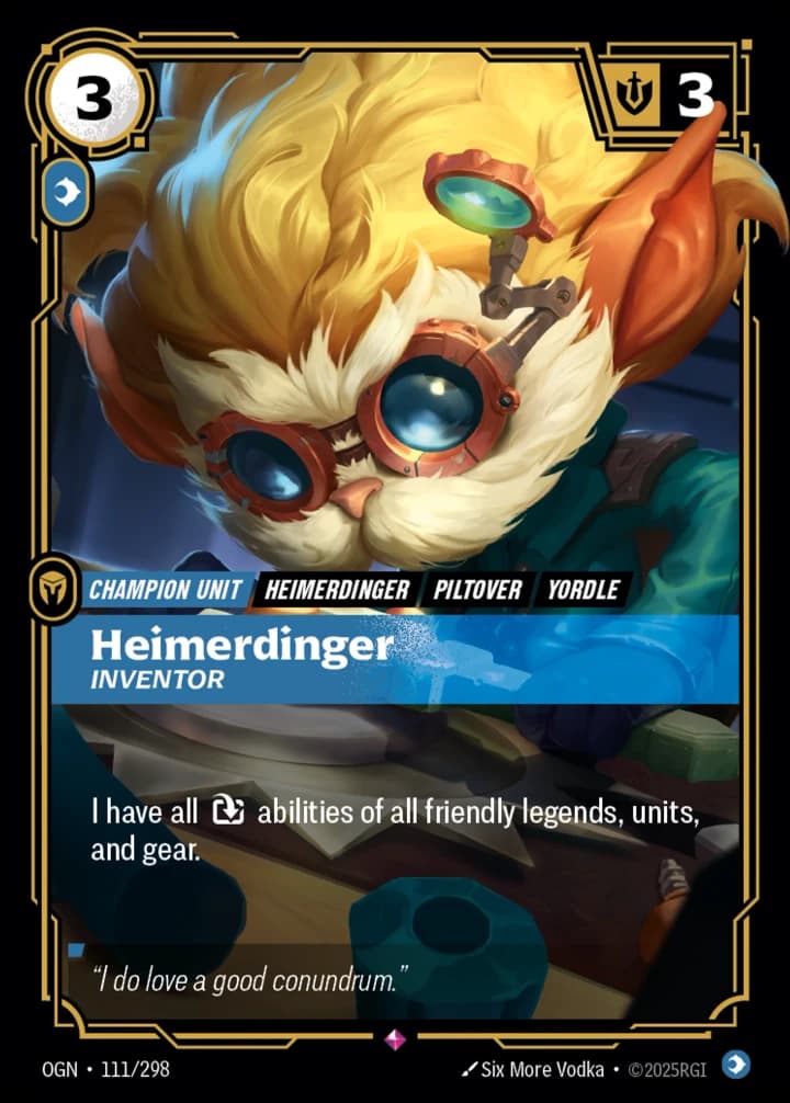 Heimerdinger, Inventor (111a/298)