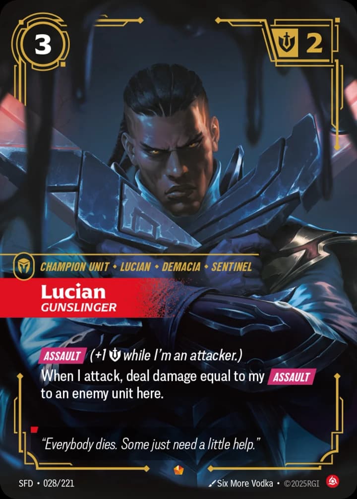 Lucian, Gunslinger (028/221)