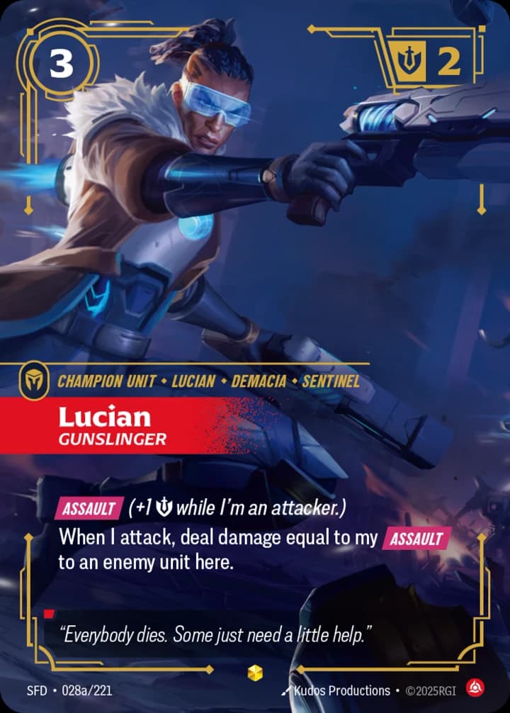 Lucian, Gunslinger (028a/221)