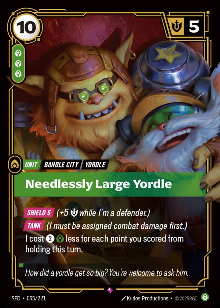 Needlessly Large Yordle (055/221)