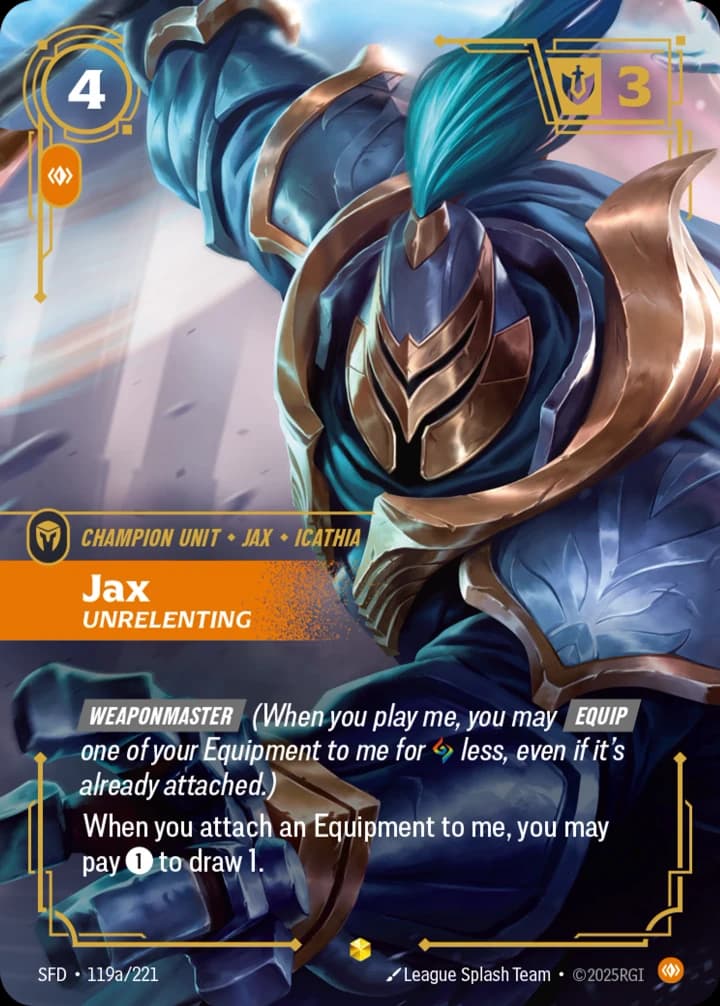 Jax, Unrelenting (119a/221)