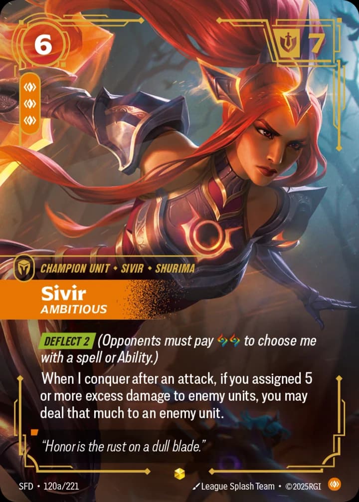 Sivir, Ambitious (120a/221)