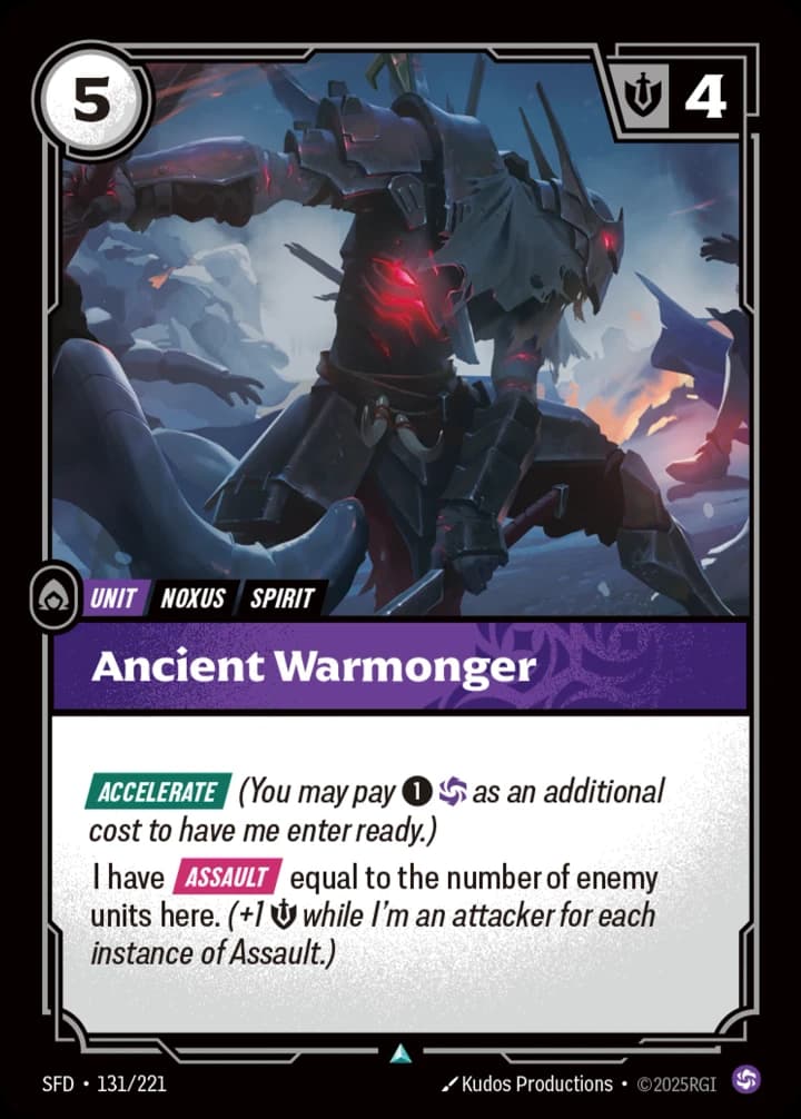 Ancient Warmonger (131/221)