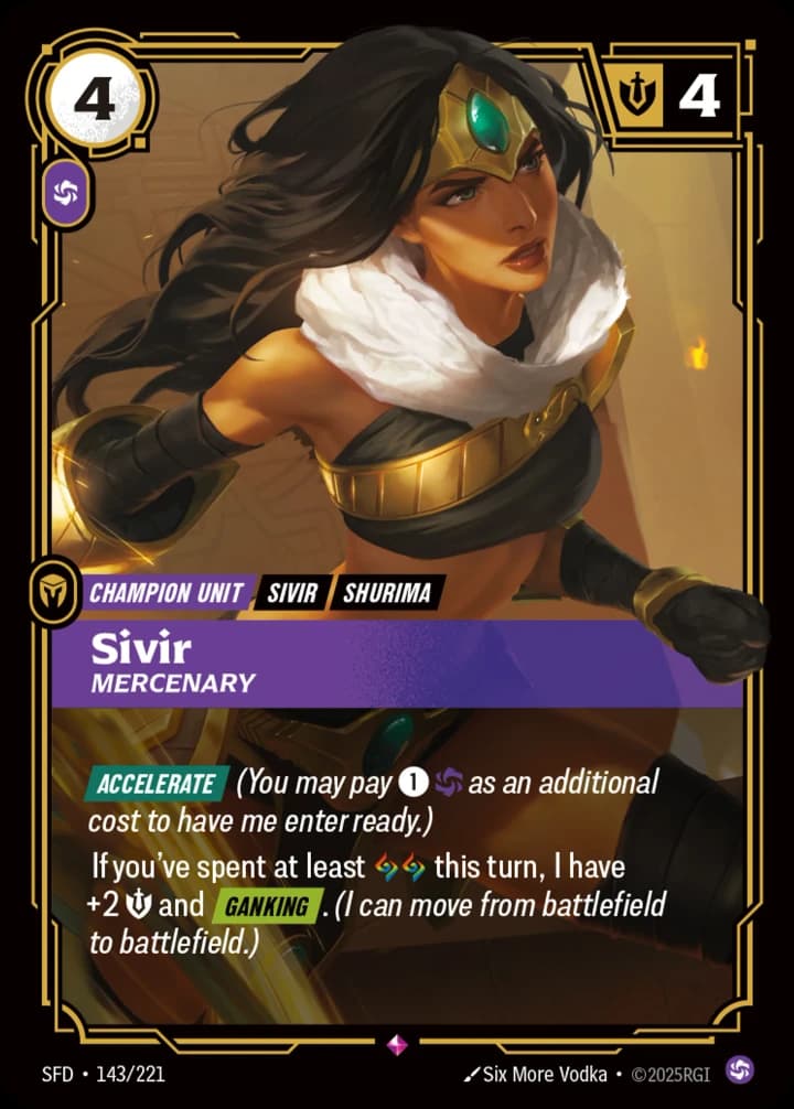 Sivir, Mercenary (143/221)