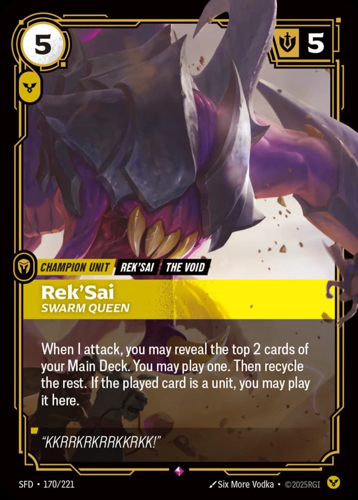 Rek'Sai, Swarm Queen (170/221)