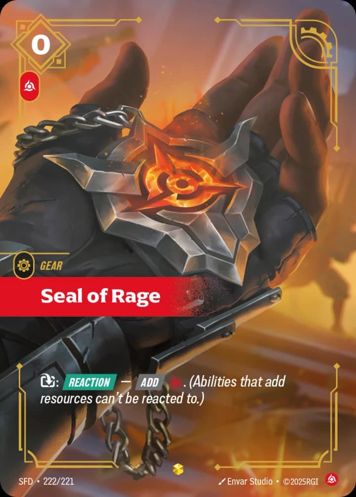 Seal of Rage (222/221)