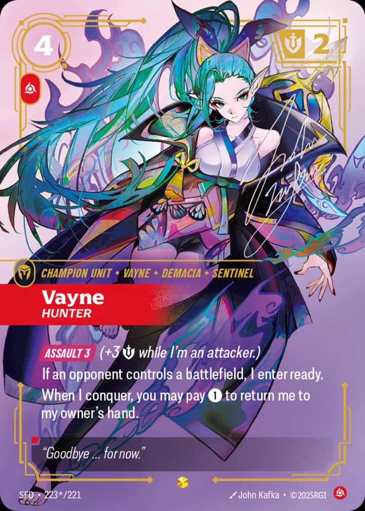 Vayne, Hunter (223*/221)