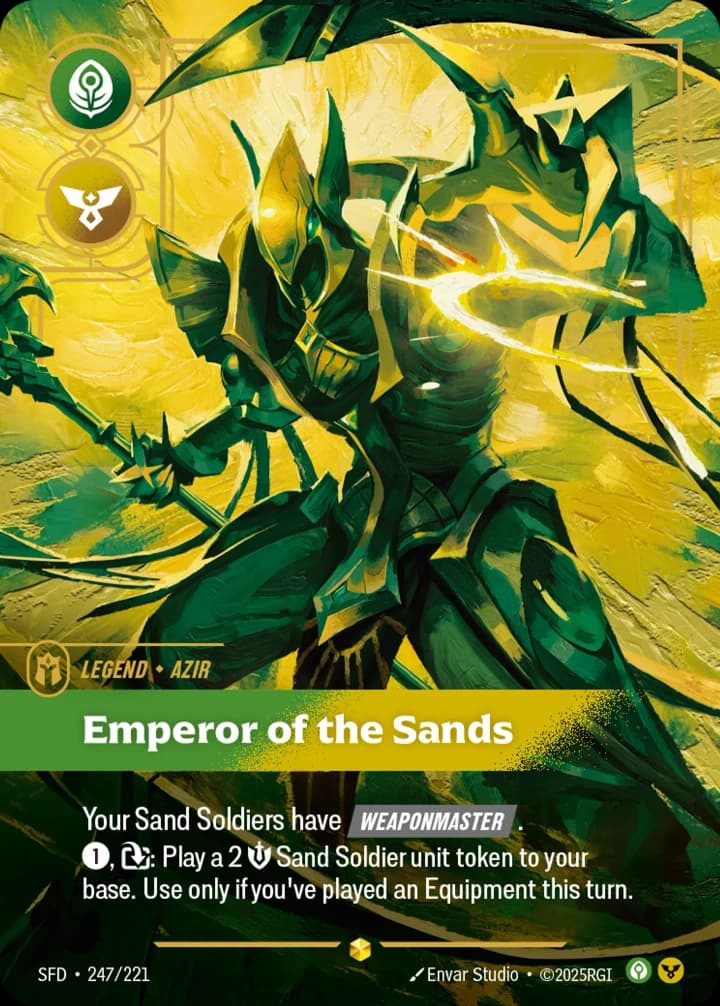 Azir, Emperor of the Sands (247/221)