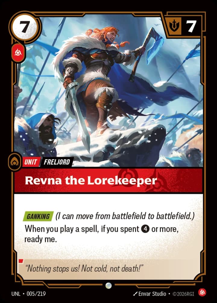 Revna the Lorekeeper (005/219)