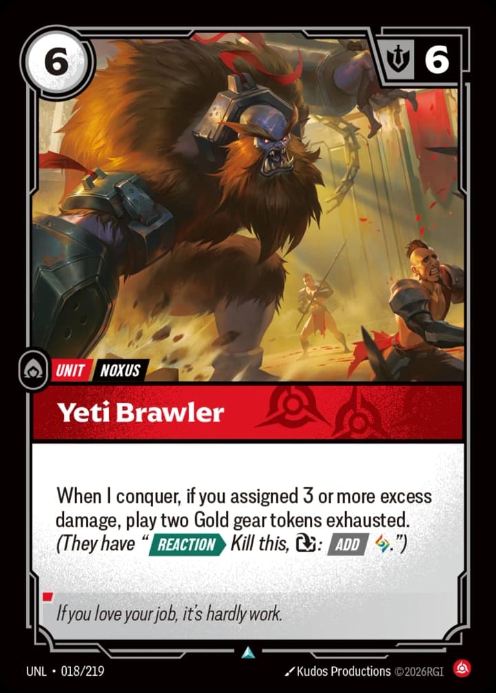 Yeti Brawler (018/219)