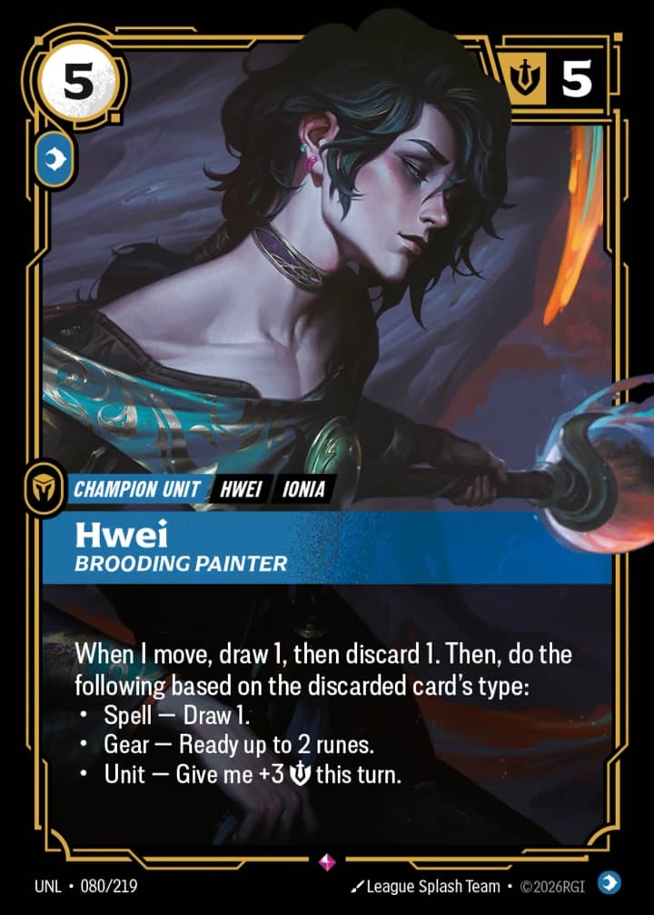 Hwei, Brooding Painter (080/219)