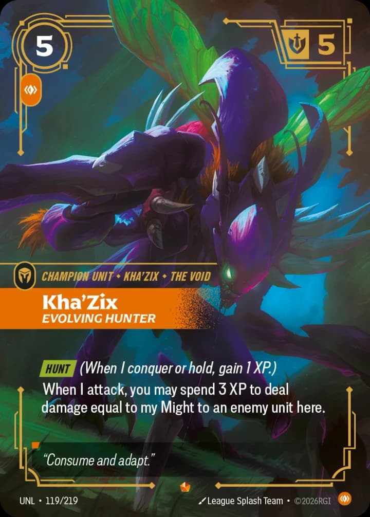 Kha'Zix, Evolving Hunter (119/219)