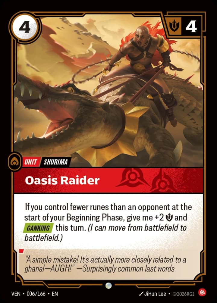 Oasis Raider (006/166)