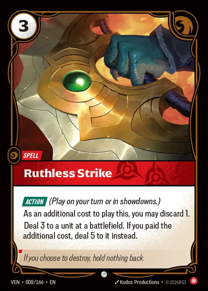 Ruthless Strike (008/166)