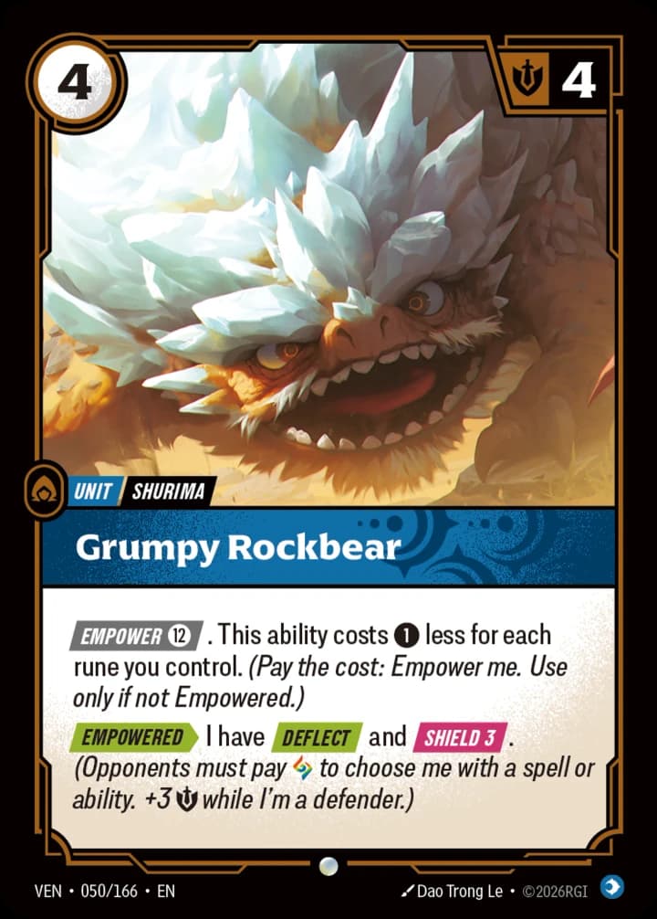 Grumpy Rockbear (050/166)