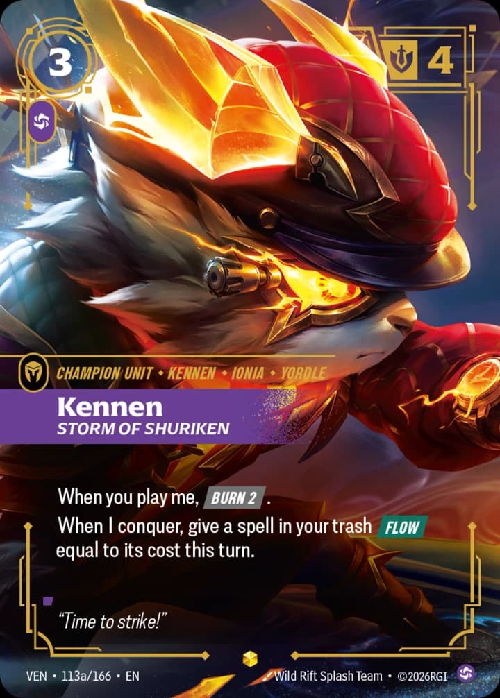 Kennen, Storm of Shuriken (113a/166)