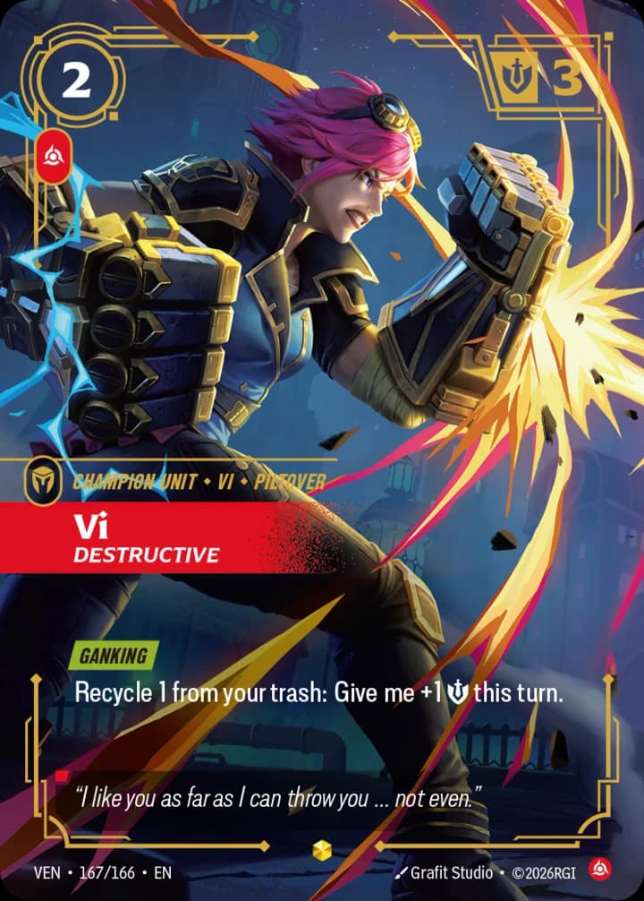 Vi, Destructive (167/166)