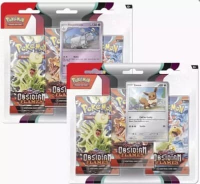 Obsidian Flames 3 Pack Blister [Set of 2]