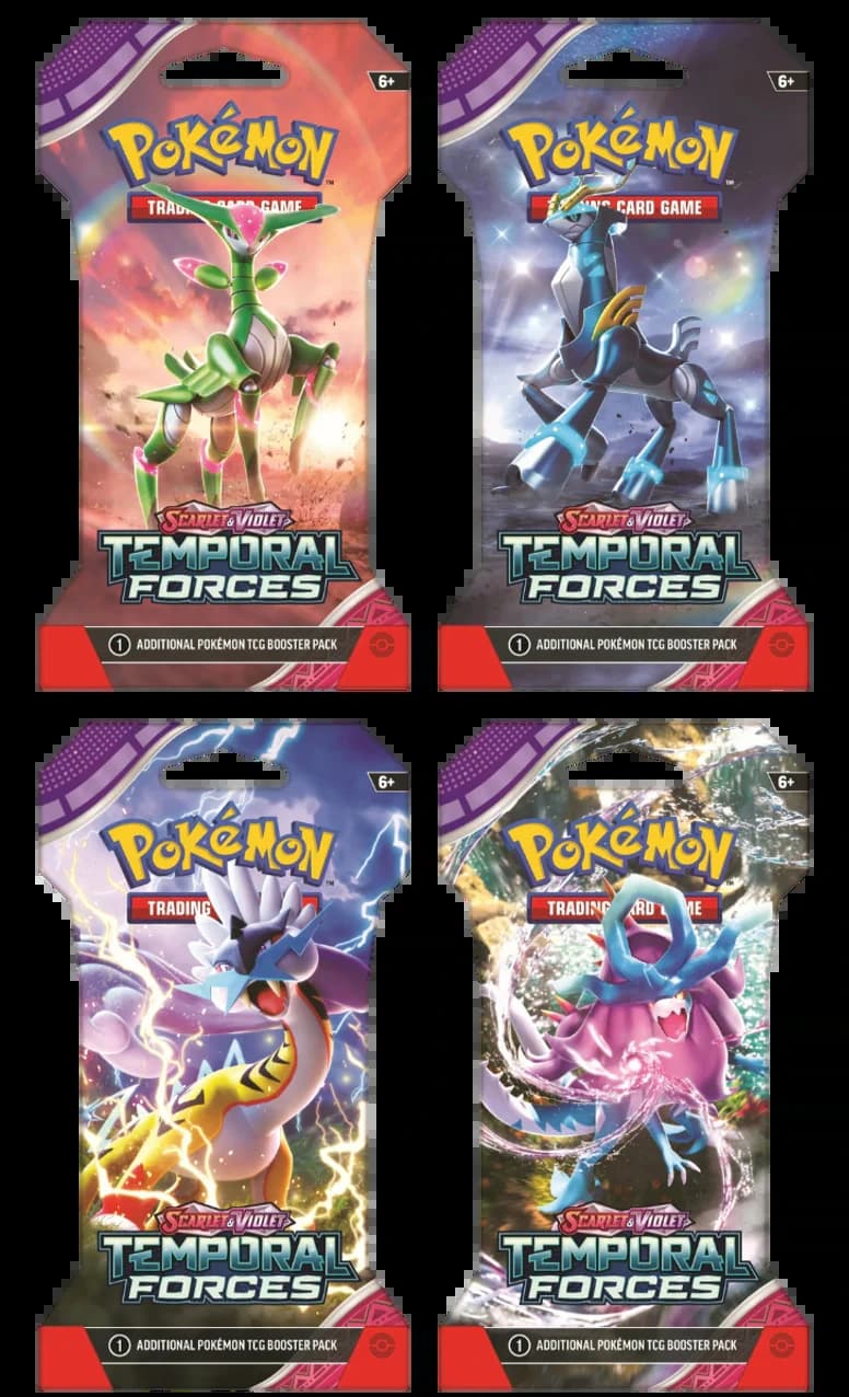 Temporal Forces Sleeved Booster Pack Art Bundle [Set of 4]
