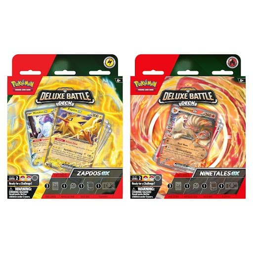 Deluxe Battle Deck: Zapdos ex/Ninetales ex [Set of 2]