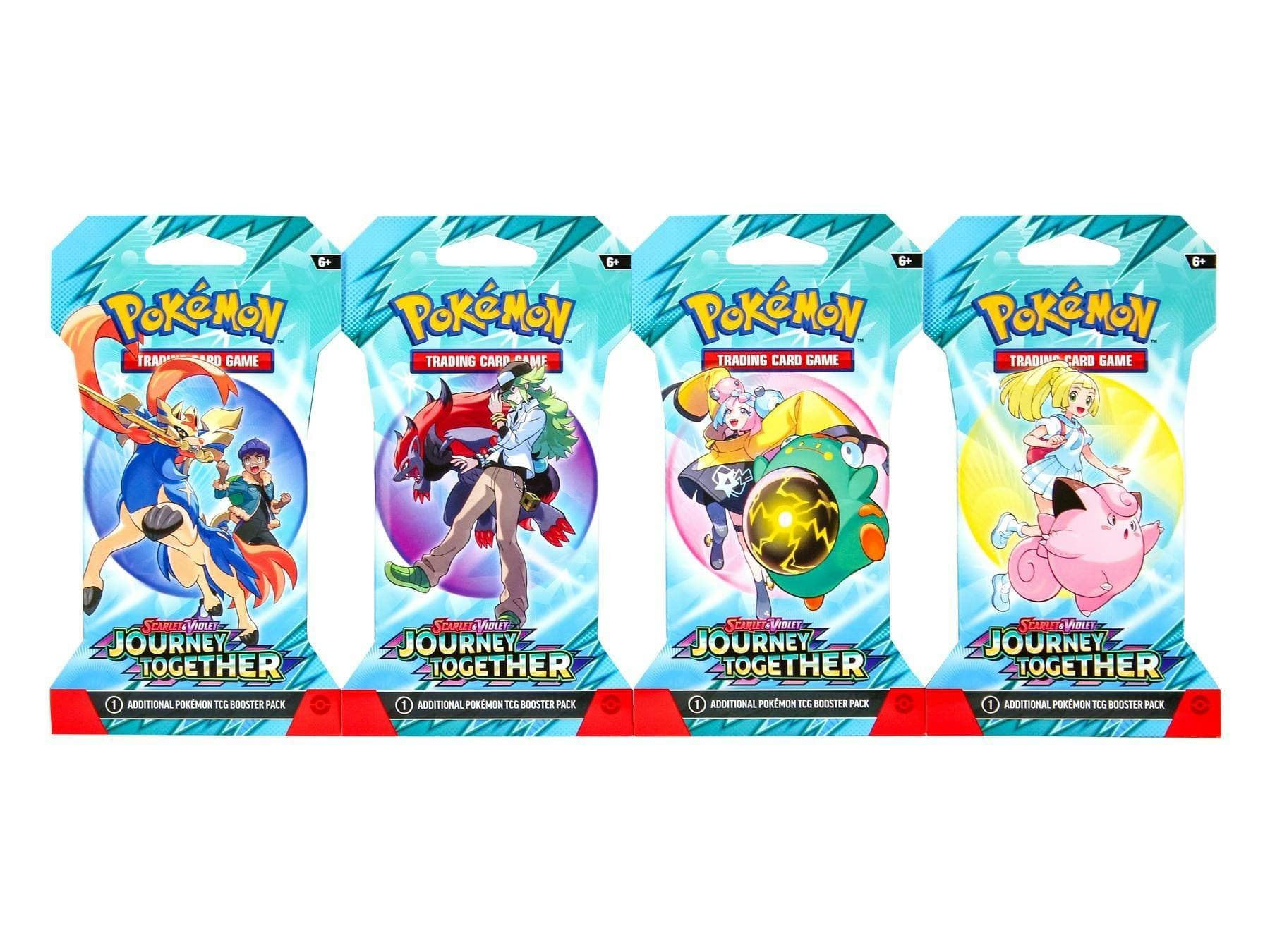 Journey Together Sleeved Booster Pack Art Bundle [Set of 4]