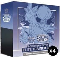 Chilling Reign Pokemon Center Elite Trainer Box Case (Exclusive)