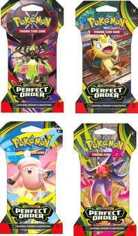 Perfect Order Sleeved Booster Pack Art Bundle [Set of 4]