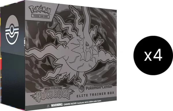Pitch Black Pokemon Center Elite Trainer Box Case (Exclusive)