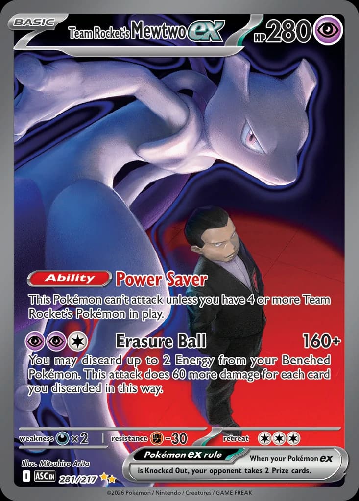 Team Rocket's Mewtwo ex (281)
