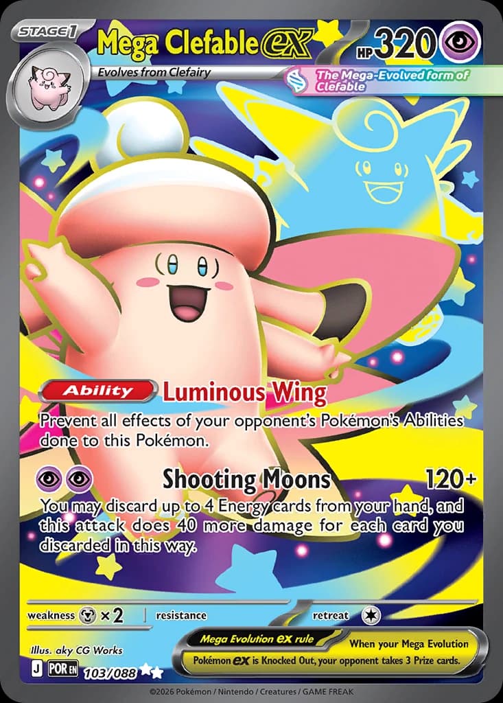 Mega Clefable ex (103)