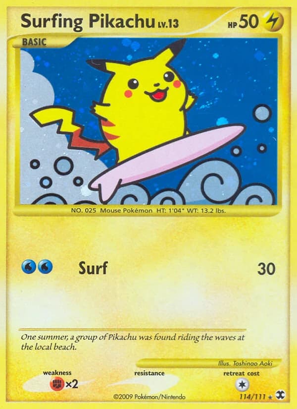 Surfing Pikachu (114)