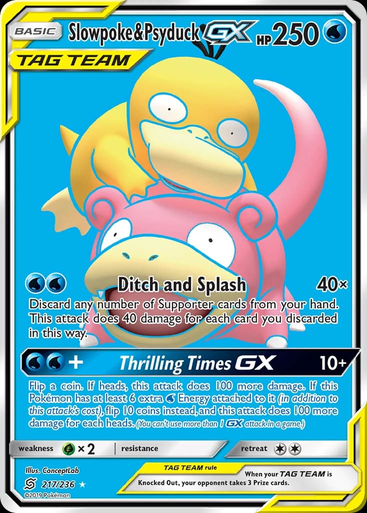 Slowpoke & Psyduck-GX (217)