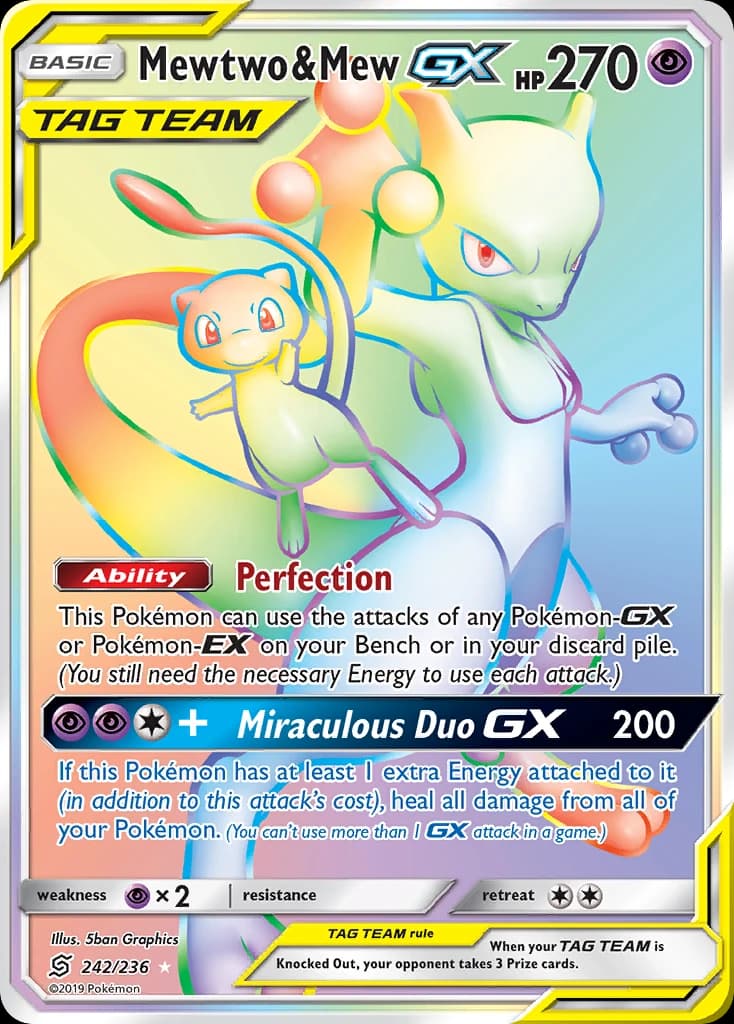 Mewtwo & Mew-GX (242)
