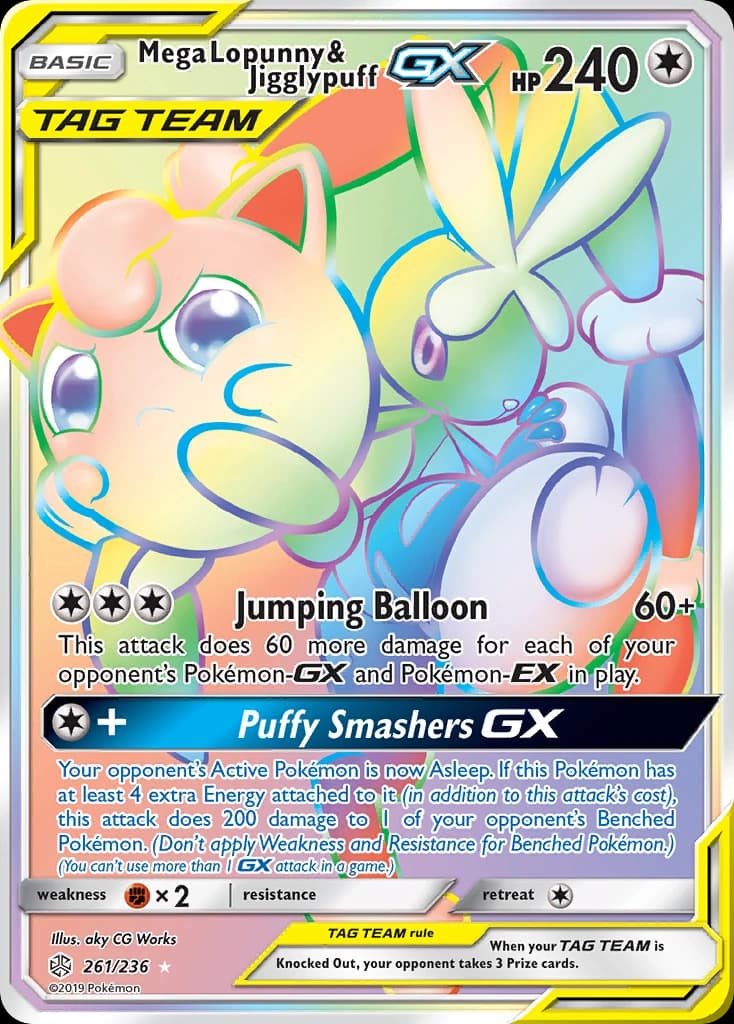 Mega Lopunny & Jigglypuff-GX (261)