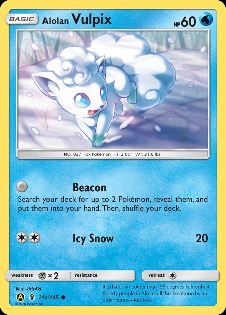 Alolan Vulpix (21a)