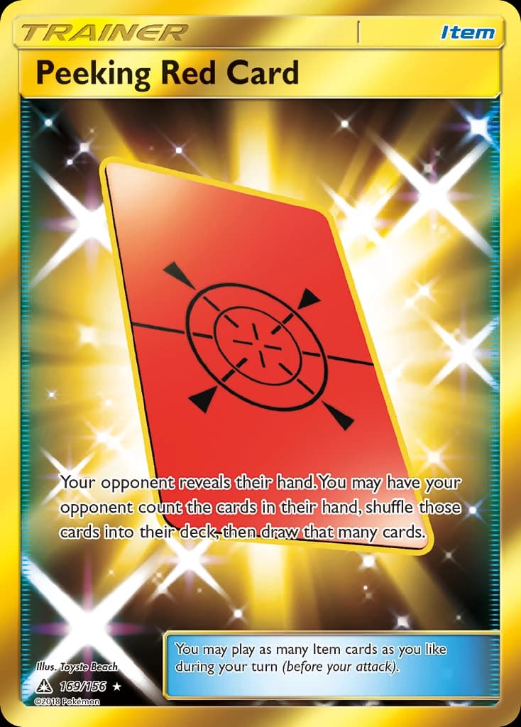 Peeking Red Card (169)