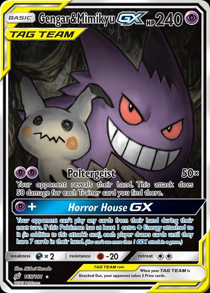 Gengar & Mimikyu-GX (165)