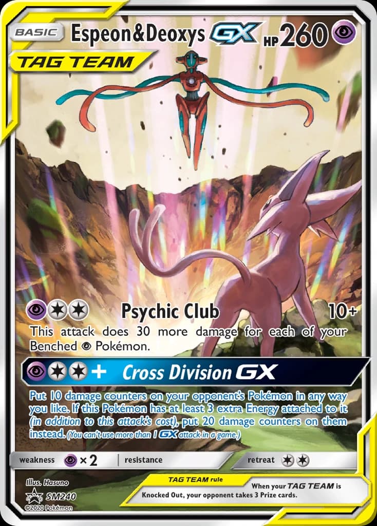 Espeon & Deoxys-GX (SM240)