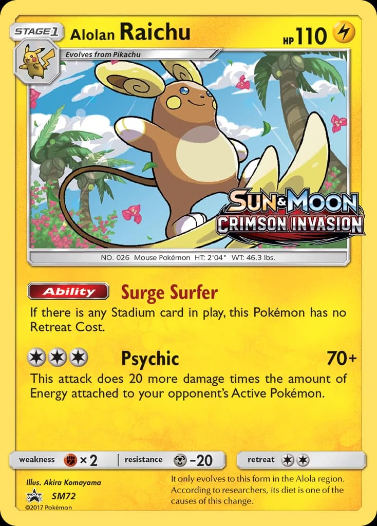 Alolan Raichu (SM72)