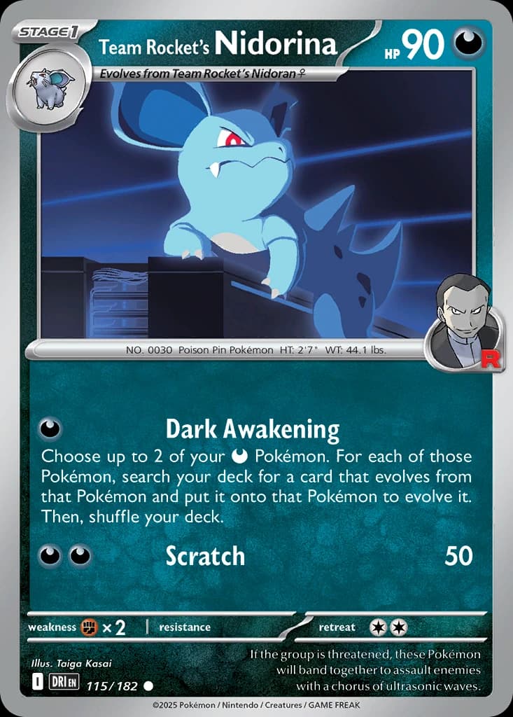 Team Rocket's Nidorina (115)
