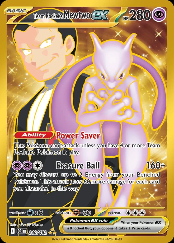 Team Rocket's Mewtwo ex (240)