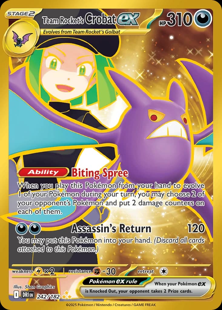Team Rocket's Crobat ex (242)