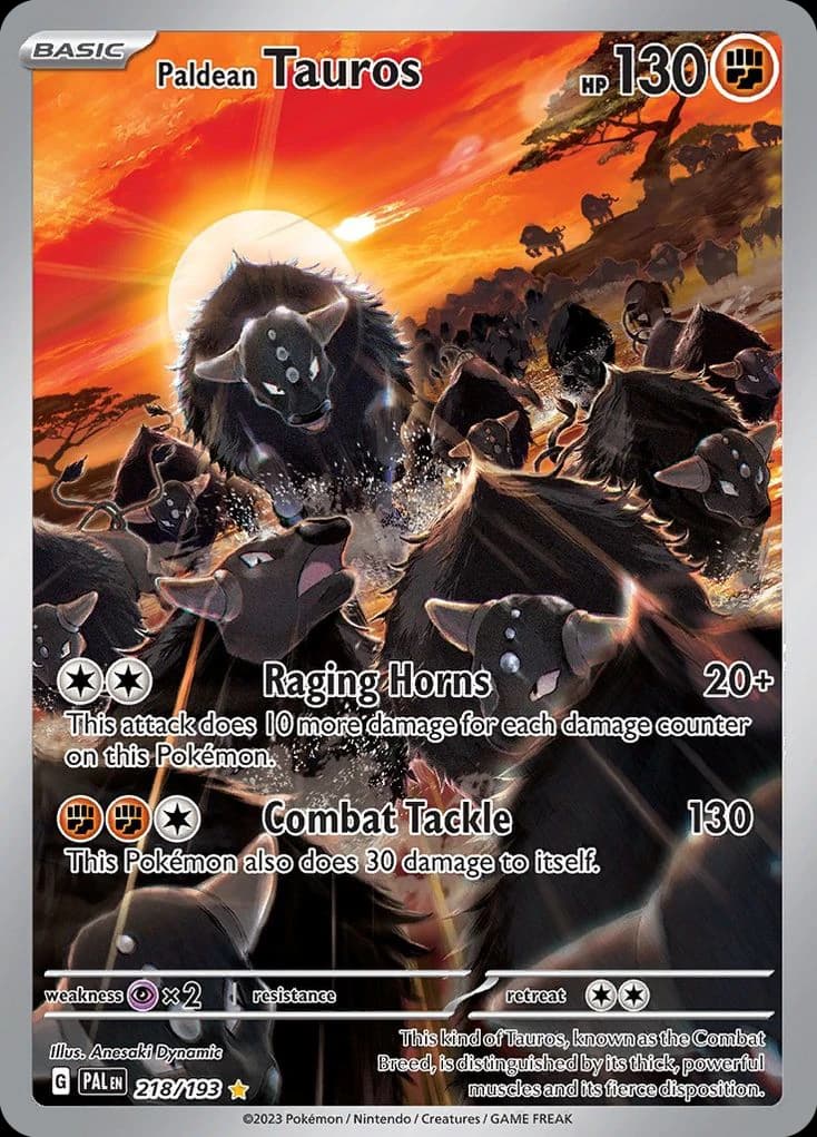 Paldean Tauros (218)