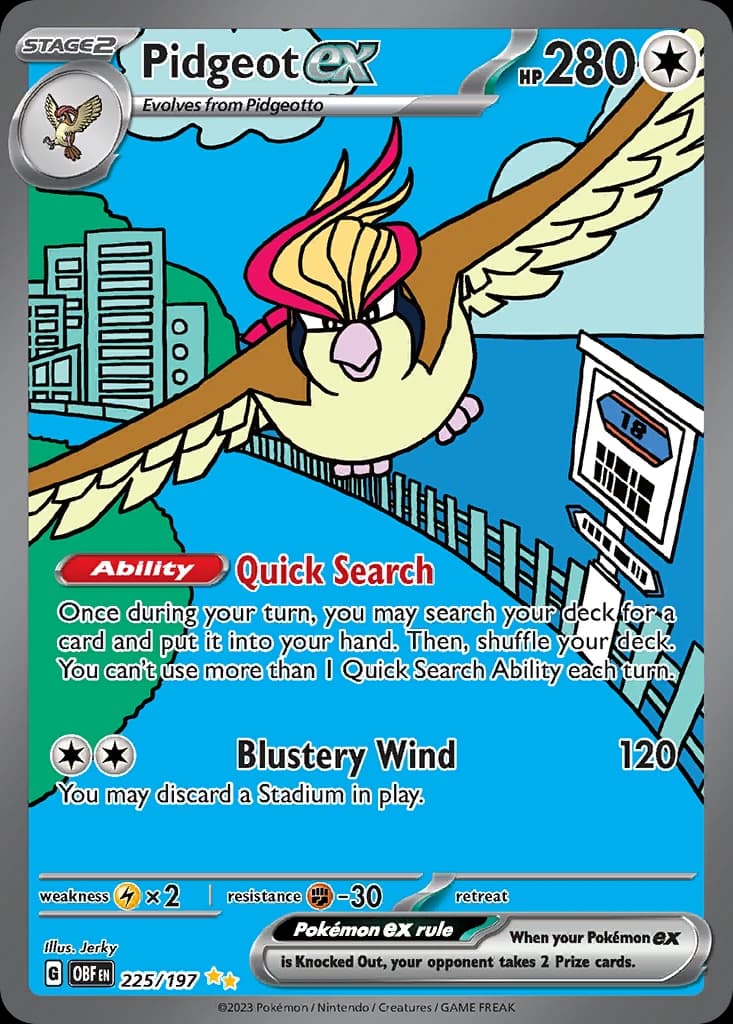Pidgeot ex (225)