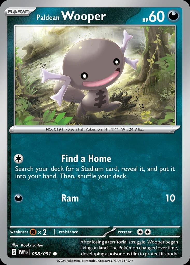 Paldean Wooper (58)