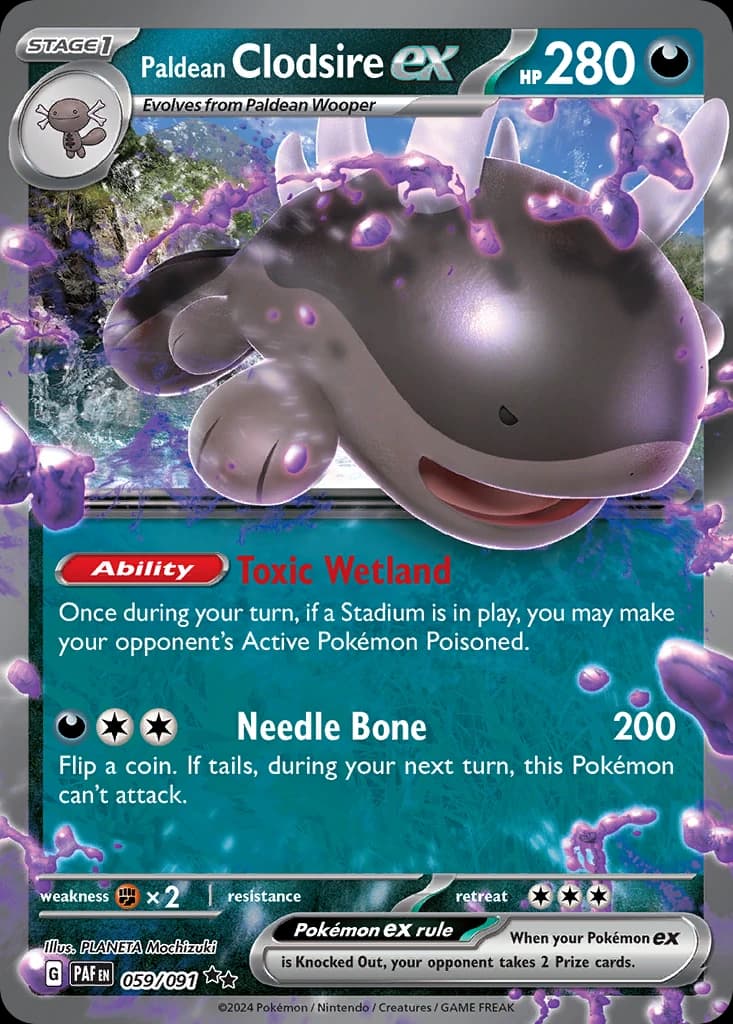 Paldean Clodsire ex (59)